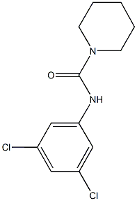 N-(3,5-dichlorophenyl)-1-piperidinecarboxamide Struktur