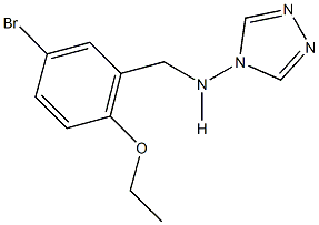 N-(5-bromo-2-ethoxybenzyl)-N-(4H-1,2,4-triazol-4-yl)amine Struktur