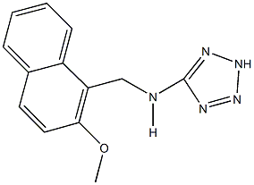 N-[(2-methoxy-1-naphthyl)methyl]-N-(2H-tetraazol-5-yl)amine Struktur