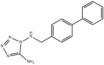 N-(5-amino-1H-tetraazol-1-yl)-N-([1,1'-biphenyl]-4-ylmethyl)amine Struktur