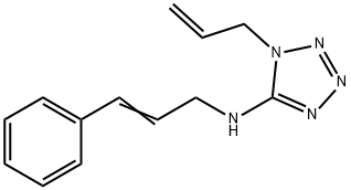 N-(1-allyl-1H-tetraazol-5-yl)-N-cinnamylamine Struktur