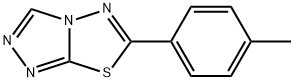 6-(4-methylphenyl)[1,2,4]triazolo[3,4-b][1,3,4]thiadiazole Struktur