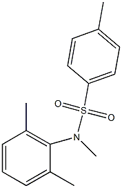 N-(2,6-dimethylphenyl)-N,4-dimethylbenzenesulfonamide Struktur