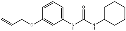 N-[3-(allyloxy)phenyl]-N'-cyclohexylurea Struktur