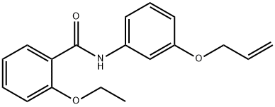 N-[3-(allyloxy)phenyl]-2-ethoxybenzamide Struktur