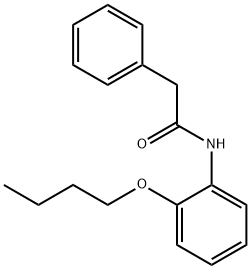 N-(2-butoxyphenyl)-2-phenylacetamide Struktur