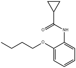 N-(2-butoxyphenyl)cyclopropanecarboxamide Struktur