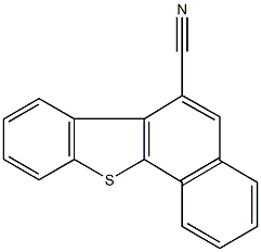 naphtho[1,2-b][1]benzothiophene-6-carbonitrile Struktur