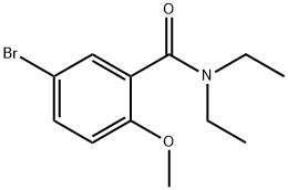 5-bromo-N,N-diethyl-2-methoxybenzamide Struktur