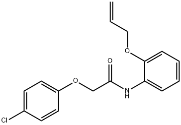 N-[2-(allyloxy)phenyl]-2-(4-chlorophenoxy)acetamide Struktur