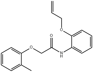 N-[2-(allyloxy)phenyl]-2-(2-methylphenoxy)acetamide Struktur