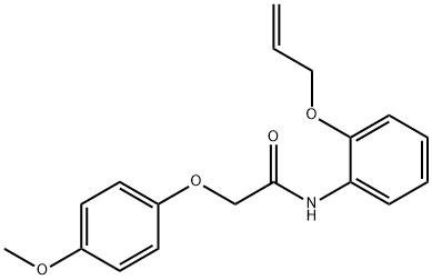 N-[2-(allyloxy)phenyl]-2-(4-methoxyphenoxy)acetamide Struktur