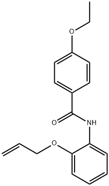 N-[2-(allyloxy)phenyl]-4-ethoxybenzamide Struktur