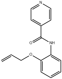 N-[2-(allyloxy)phenyl]isonicotinamide Struktur