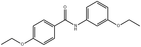 4-ethoxy-N-(3-ethoxyphenyl)benzamide Struktur