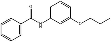 N-(3-propoxyphenyl)benzamide Struktur