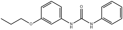 N-phenyl-N'-(3-propoxyphenyl)urea Struktur