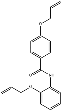 4-(allyloxy)-N-[2-(allyloxy)phenyl]benzamide Struktur