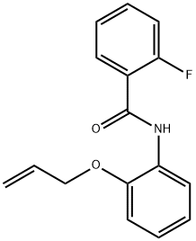 N-[2-(allyloxy)phenyl]-2-fluorobenzamide Struktur