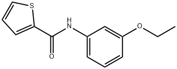 N-(3-ethoxyphenyl)-2-thiophenecarboxamide Struktur