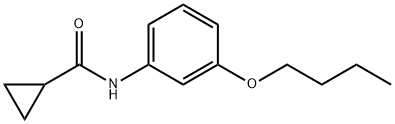 N-(3-butoxyphenyl)cyclopropanecarboxamide Struktur