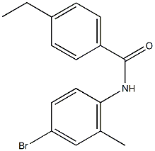 N-(4-bromo-2-methylphenyl)-4-ethylbenzamide Struktur