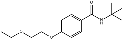 N-(tert-butyl)-4-(2-ethoxyethoxy)benzamide Struktur