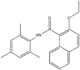 2-ethoxy-N-mesityl-1-naphthamide Struktur