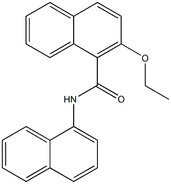 2-ethoxy-N-(1-naphthyl)-1-naphthamide Struktur