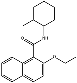 2-ethoxy-N-(2-methylcyclohexyl)-1-naphthamide Struktur