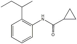 N-(2-sec-butylphenyl)cyclopropanecarboxamide Struktur