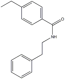 4-ethyl-N-(2-phenylethyl)benzamide Struktur