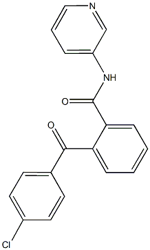 2-(4-chlorobenzoyl)-N-(3-pyridinyl)benzamide Struktur