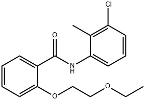 N-(3-chloro-2-methylphenyl)-2-(2-ethoxyethoxy)benzamide Struktur