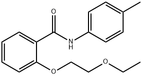 2-(2-ethoxyethoxy)-N-(4-methylphenyl)benzamide Struktur