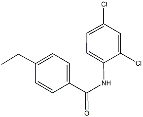 N-(2,4-dichlorophenyl)-4-ethylbenzamide Struktur