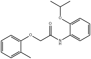 N-(2-isopropoxyphenyl)-2-(2-methylphenoxy)acetamide Struktur