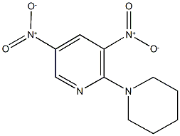 3,5-bisnitro-2-(1-piperidinyl)pyridine Struktur