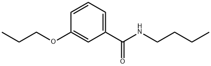 N-butyl-3-propoxybenzamide Struktur