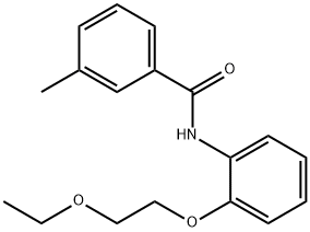 N-[2-(2-ethoxyethoxy)phenyl]-3-methylbenzamide Struktur