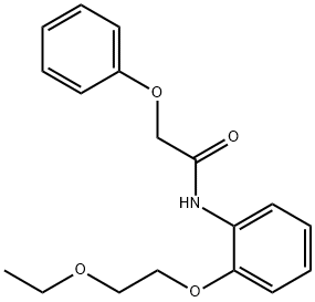 N-[2-(2-ethoxyethoxy)phenyl]-2-phenoxyacetamide Struktur