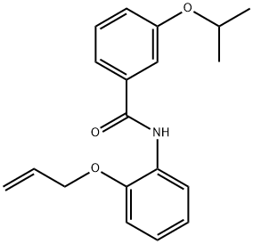 N-[2-(allyloxy)phenyl]-3-isopropoxybenzamide Struktur