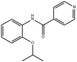 N-(2-isopropoxyphenyl)isonicotinamide Struktur