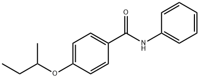 4-(sec-butoxy)-N-phenylbenzamide Struktur