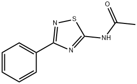 N-(3-phenyl-1,2,4-thiadiazol-5-yl)acetamide Struktur