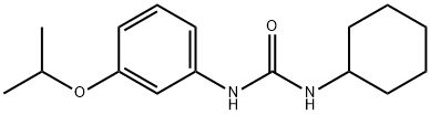 N-cyclohexyl-N'-(3-isopropoxyphenyl)urea Struktur