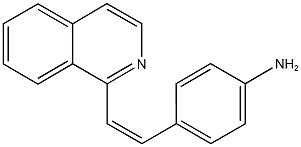 4-[2-(1-isoquinolinyl)vinyl]phenylamine Struktur