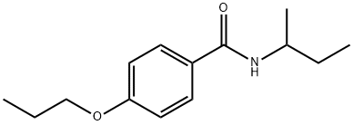 N-(sec-butyl)-4-propoxybenzamide Struktur