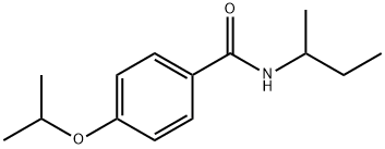 N-(sec-butyl)-4-isopropoxybenzamide Struktur