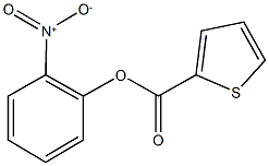 2-nitrophenyl 2-thiophenecarboxylate Struktur